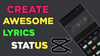 How To Create Awesome Lyrical Status Video In Capcut | How To Make Lyrics Status Video In Capcut screenshot 5