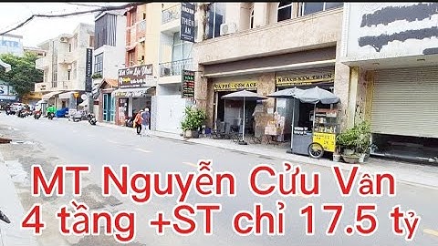 Nhà Đẹp Quận 1 - Bán Nhà 11- MT Nguyễn Cửu Vân - 4 tầng ST , giá 17.5 tỷ tl
