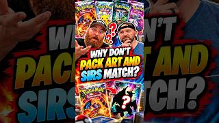 Why Doesn’t Pokemon Pack Art line up with the SIRs? #pokemon #pokemoncards #pokemontcg #podcast