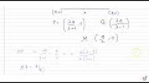 Line segment AB is divided internally and externally in the same ratio ( gt 1) at P and Q respe...