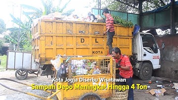 Kota Jogja Diserbu Wisatawan, Sampah Depo Meningkat Hingga 4 Ton