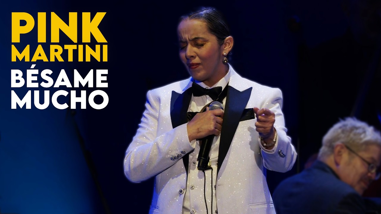 Get your tickets to the show and catch up with Pink Martini: https://linktr.ee/pinkmartiniofficial

FIND PINK MARTINI ONLINE: 
Official Website: http://pinkmartini.com/
Instagram: https://www.instagram.com/pinkmartini/ 
Facebook: https://www.facebook.com/pinkmartini
TikTok: https://www.tiktok.com/@pinkmartiniofficial
Spotify: https://bit.ly/spotifyPM  
Apple Music: https://bit.ly/pinkMartini
SoundCloud: https://soundcloud.com/heinzrecords
bandcamp: https://pinkmartini.bandcamp.com/ 
Pink Martini Fan Club: https://www.patreon.com/pinkmartini
The Official Pink Martini Store: http://store.pinkmartini.com/
YouTube: https://www.youtube.com/c/PinkMartiniOfficial

#pinkmartini #ednavazquez #bésamemucho #besamemucho