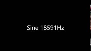 Sine 18591Hz Audio Only