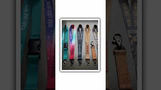 Customised Cute and Elegant lanyards for your logo to shine!! #corporategifts #merchandise #viral