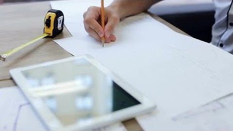 Computing Measurements Using Tablet Stock Video