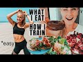 WHAT I EAT IN A DAY (easy) + HOW I WORKOUT AT HOME FOR MUSCLE GROWTH. A topical day in my life