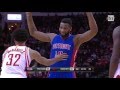 Kj mcdaniels fouls andre drummond 5 times in 9 seconds 