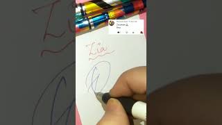 💯Zia name Signature #youtubeshorts #ytshorts #youtube #sign