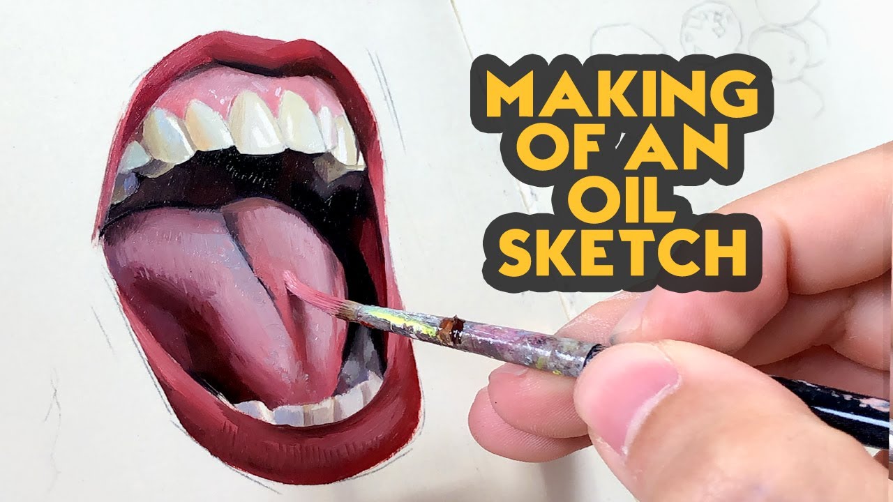 OIL PAINTING PROCESS The Making of an Oil Sketch YouTube