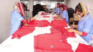 Garments Finishing section Video 1