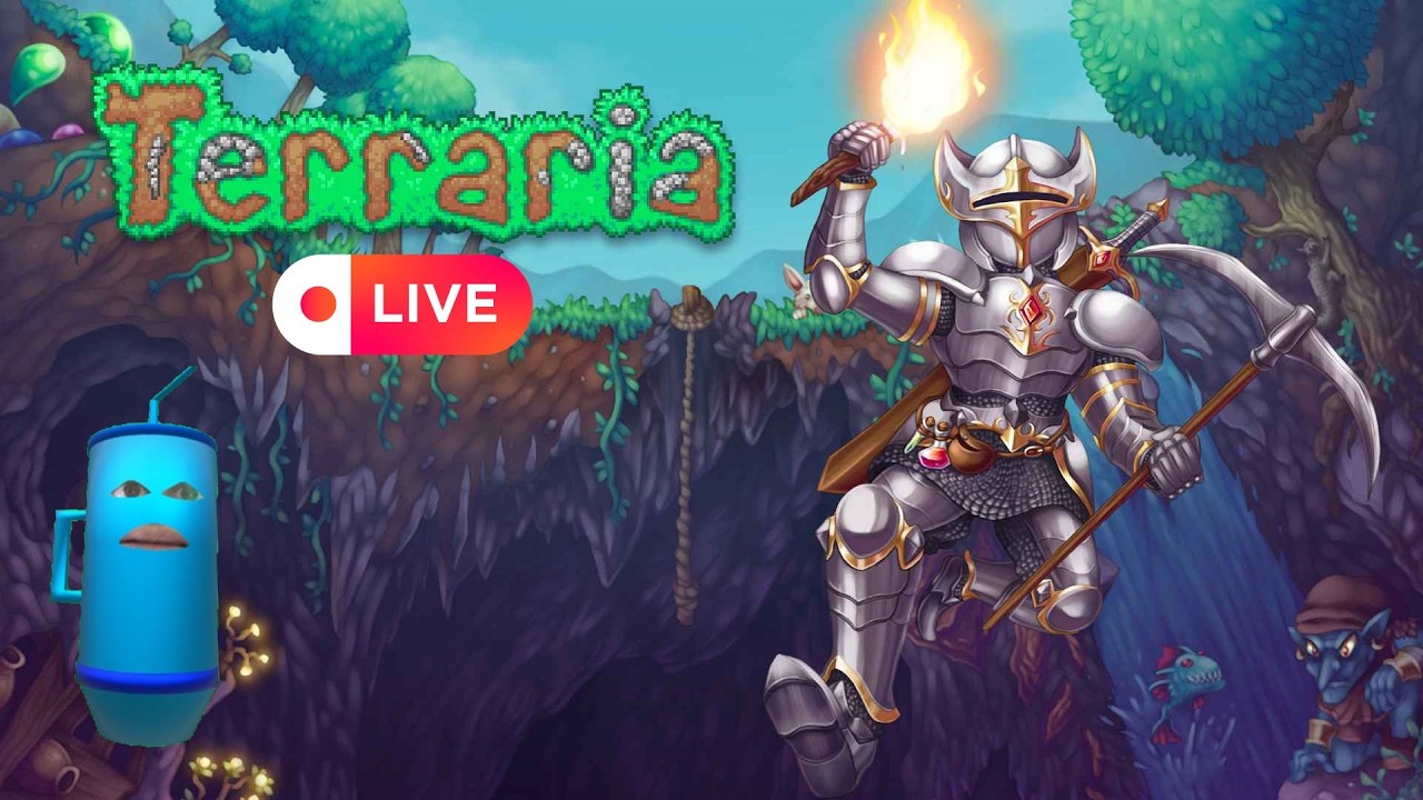 🔴LIVE | FIRST TERRARIA BLIND PLAYTHROUGH!! - YouTube