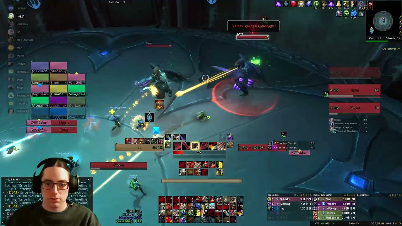 The Nine Heroic 8.3K DPS (3/10) 244 Arms Warrior WoW 9 1 SoD Raid Boss