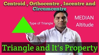 Kind of Triangles | Property of Triangle | Median | Altitude|Angles Bisector| Perpendicular bisector