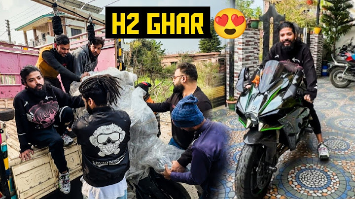 Finally Apni New Superbike Ninja H2 Ghar Aahi Gayi 😍