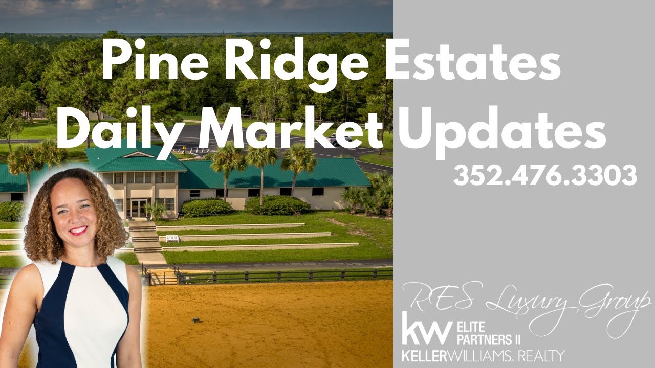 Homes for sale in Pine Ridge Estates market update 11/5/21 YouTube
