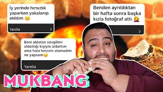 SEVGİLİMİ BENİ ALDATTIĞI KİŞİYLE ALDATTIM! AMAN DOKTOR LAHMACUN MUKBANG