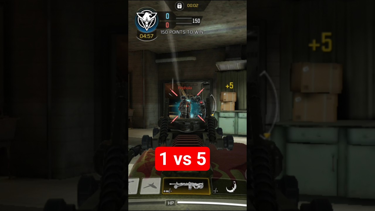 1 vs 5 with RPD Road Mongrel to capture hardpoint