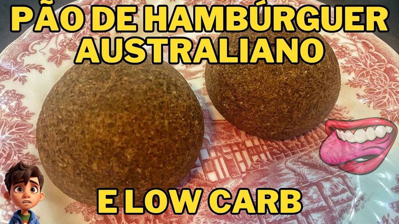 Incrível Pão de Hambúrguer Australiano Low Carb: Receita e Delícias