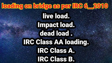 loading on bridge as per IRC #class A#class AA loading #btech, polytechnic exam #ssc je,ae#