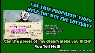 Prophetic Dream Video that Could Help you WIN THE LOTTERY!!! by James Hannon 298 views 3 years ago 2 minutes, 56 seconds