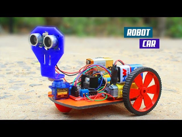 skovl position En nat How To Make Arduino Obstacle Avoiding Car Robot - DIY - YouTube