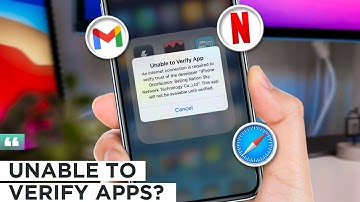 How To Fix "Unable to Verify App" Error on iPhone | An Internet Connection is Required [Solved]