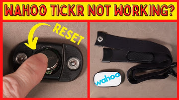 Quick FIX! Wahoo Tickr or Tickr X Heart Rate Monitor Problems.