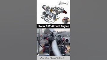 Rotax 912 Aircraft Engine working //rotaxaircraft engine #mechancial #automobile #mechanism #engine