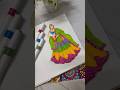 Traditional Indian Lehenga Illustration ✨ Colorful Fashion Sketch | Fashion Illustration Shorts🌸