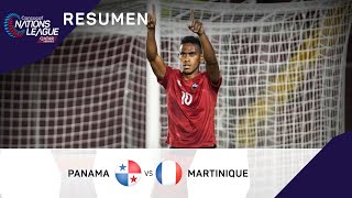 Liga De Naciones Concacaf 2022 Resumen Panamá Vs Martinica