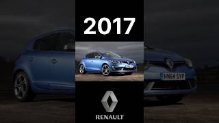 evolution of renault megane (1995~2023) #shorts #viral #renault #cars #tranding
