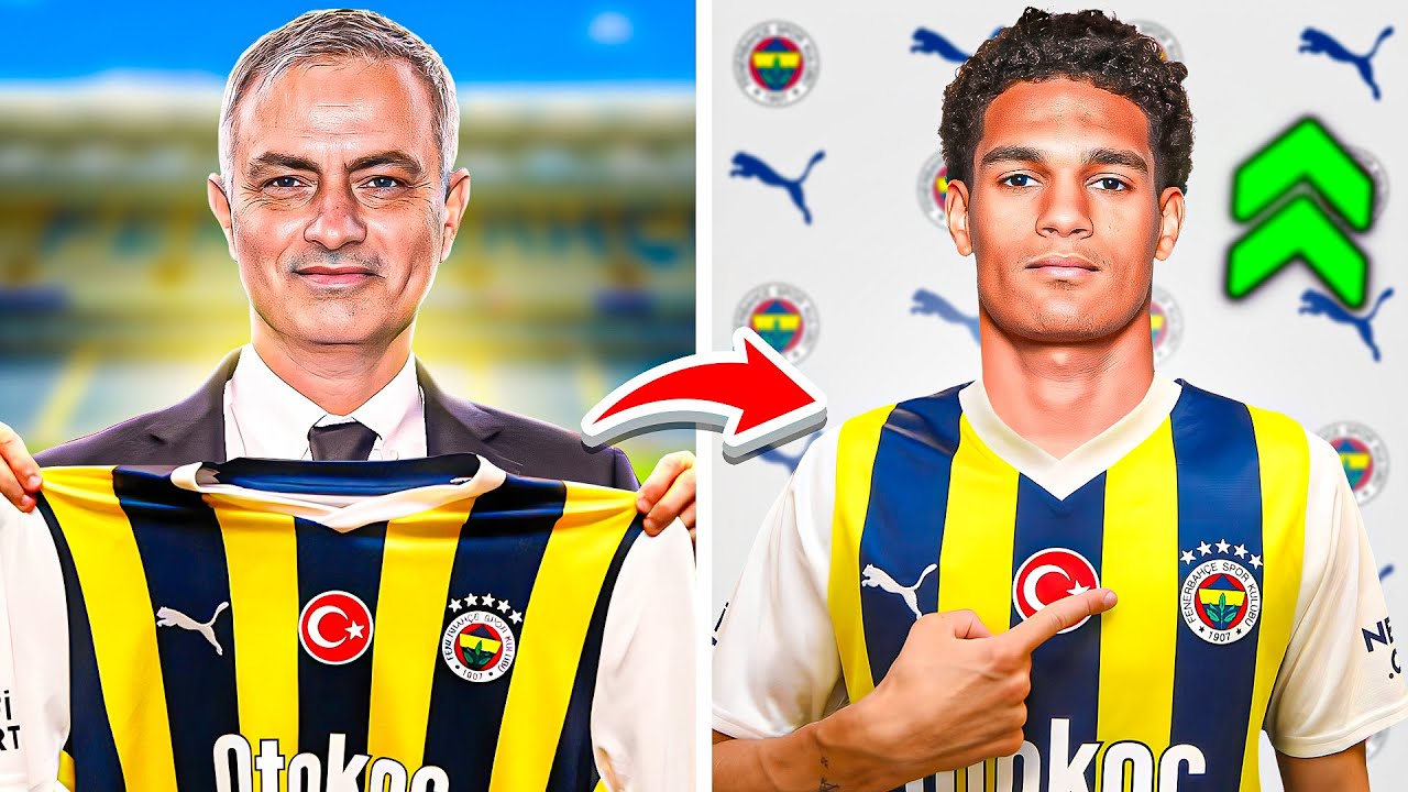 FENERBAHÇE, JOSE MOURINHO İLE TARAFTARIN ÖNÜNDE SÖZLEŞME İMZALIYOR