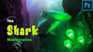 Shark Photoshop Manipulation tutorial | speed art