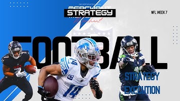 NFL WEEK 7 Evening/Primetime Games | STRATEGY EXECUTION | #NFL #Football #Predictions #Highlights