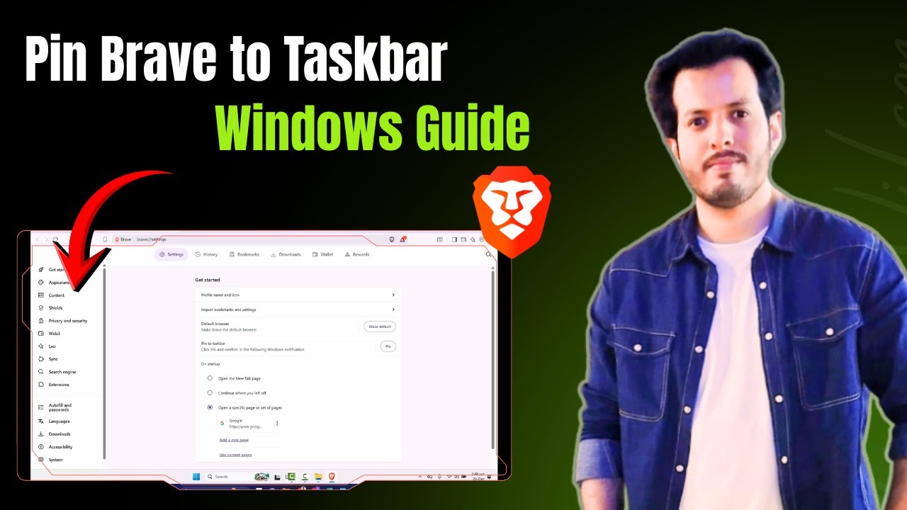 How To Pin Brave Browser to Taskbar on Windows – Step by Step Full ...