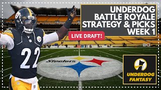 Underdog Fantasy Mini Battle Royale Draft! Picks, Strategy, and Advice for NFL Week 1