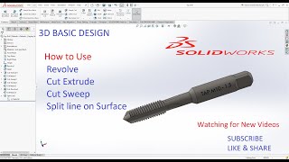Solidworks CAD Design - Exercise - 59 ( Tap Thread Drill )