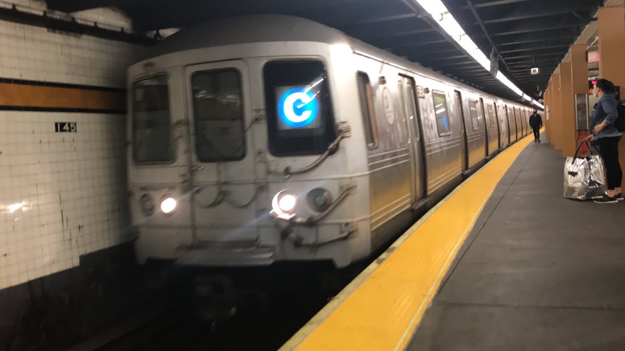 R46 C train ride from 145th street to 110th street - YouTube