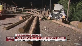 2 people killed in Weld County crash