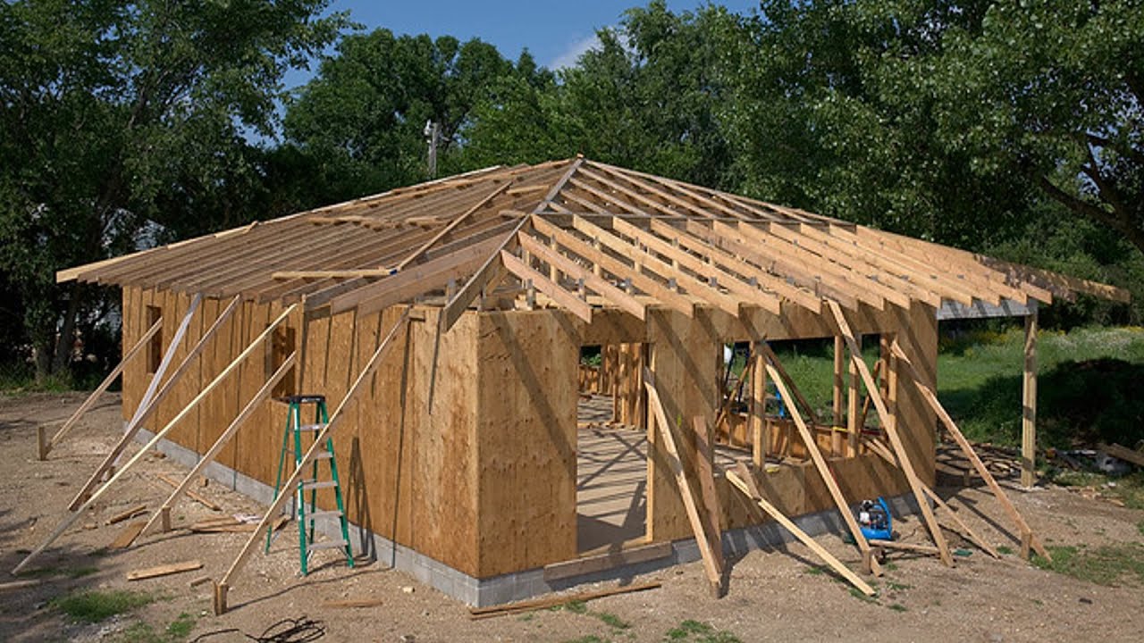 How To Build 1000 sq. ft. Single Story Two Bedroom House - YouTube