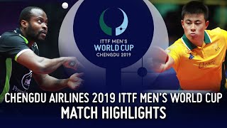 Aruna Quadri vs Hu Heming | 2019 ITTF Men's World Cup Highlights (Group)