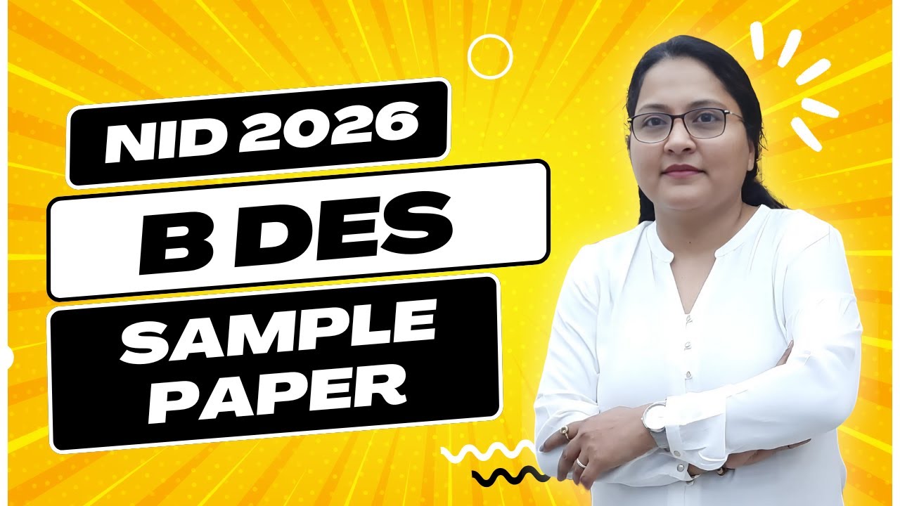 NID 2026 B.Des Sample Paper | Preparation Tips & Practice - YouTube