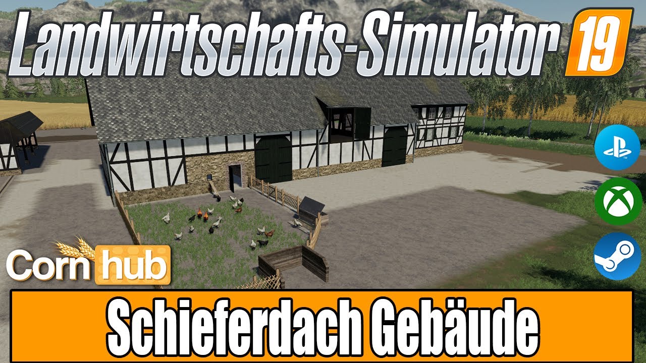 LS19 Modvorstellung - Schieferdach Gebäude - LS19 Mods