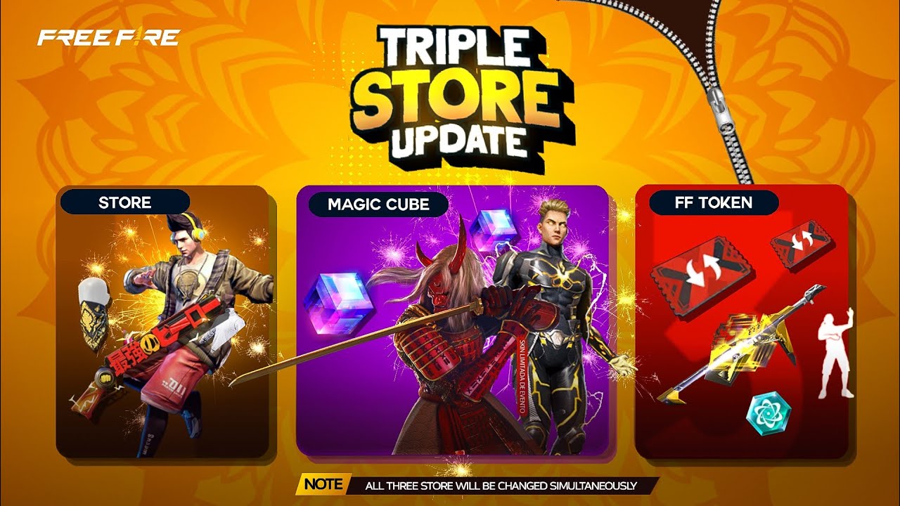 Ob51 Triple Store Update,⚡ Next Magic Cube Bundle | 🤯FF Token Store Update | Ob51 Store Update