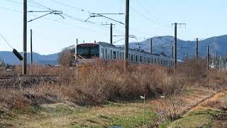 常磐線 E531系K411編成 372M 普通 上野 行 友部~内原 通過 2021.01.30