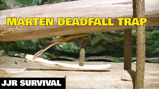 MARTEN DEADFALL TRAP