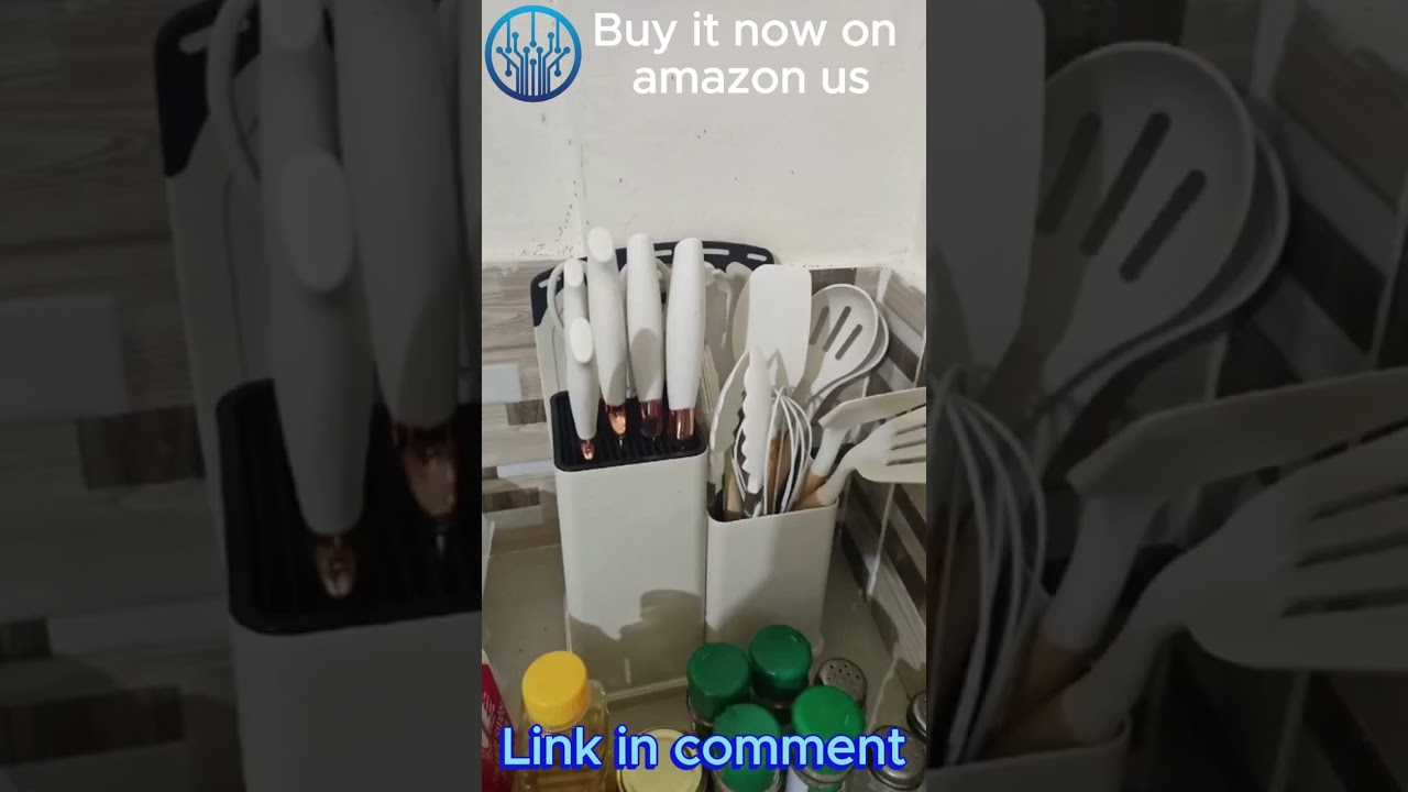 NCUE Cooking Utensils Set, 28 Pcs Silicone Kitchen Utensils Set with Holder