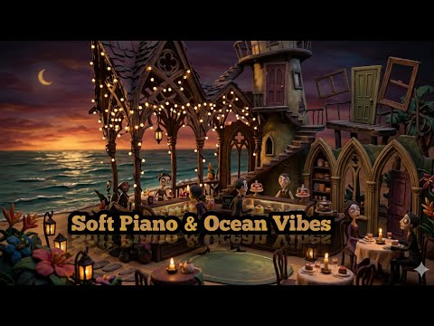 Smooth Jazz Lounge Piano ☕ Beach Cafe Vibes for Work & Study | Relaxing Jazz Music 2026