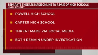 Separate threats made to Knox County Schools under investigation
