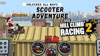 Hill climb racing 2: Scooter adventure/unlocked all maps #madjoker screenshot 4